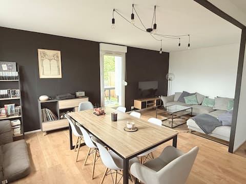 Canal-side apartment