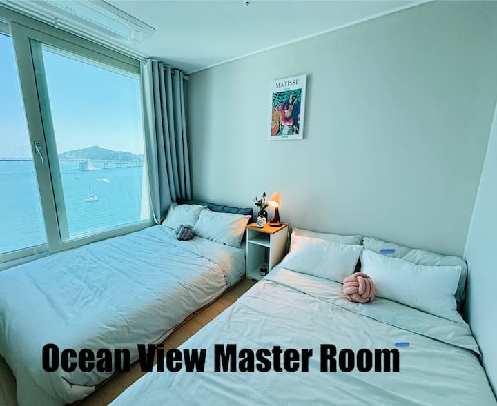 Living Room Gwangan Bridge View ❤️