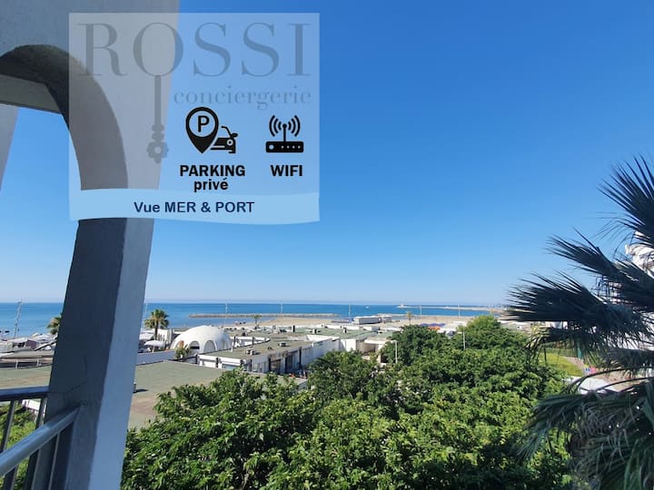 Studio Le Vue Mer 1ère Ligne Parking Wifi 4 Pers. - La Grande-Motte