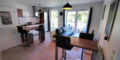 Successful Airbnb property: Apartment with wood view near Erdre/Beaujoire ❤️ in Loire Atlantique