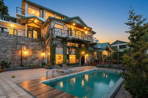6BR Luxury Pool Villa – Mountain Crest Kasauli