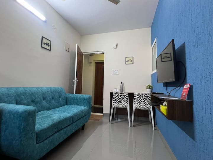 Comfy 1bhk| Wifi+balcony|near Nimhans & Kormangala - Bengaluru