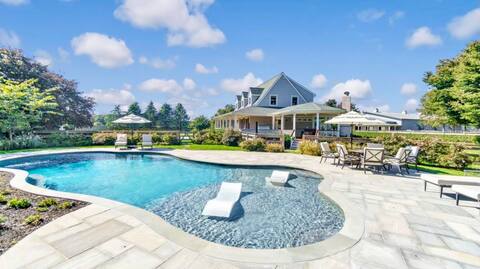 WOW!  6 acre retreat with pool,hot tub, and games!