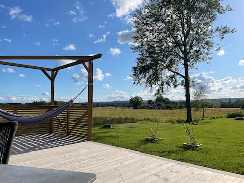 Charming accommodation, surrounded by meadows, fields and forest.