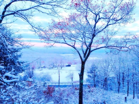 Nature Lovers Mtntop 50mi view SNOW, Retreat!