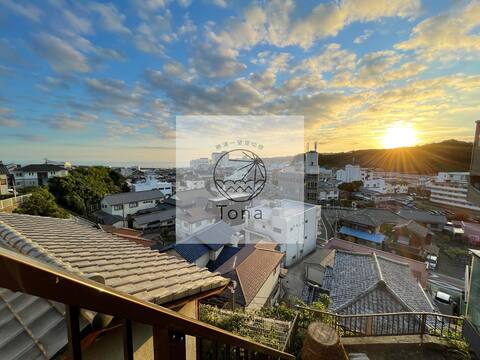 [Ocean view 190 ㎡ private house with BBQ] Pet friendly