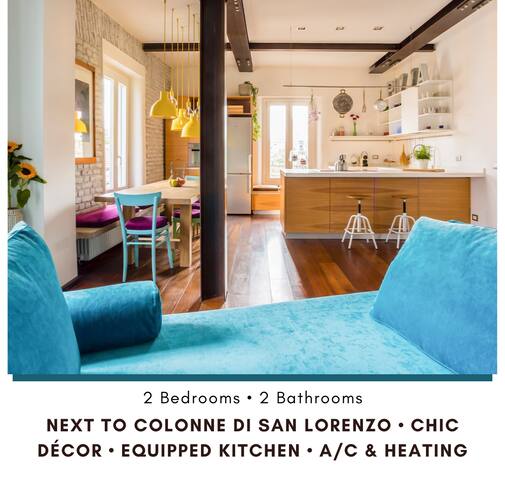 Chic City Center Flat | Walk to Duomo | Fast Wifi