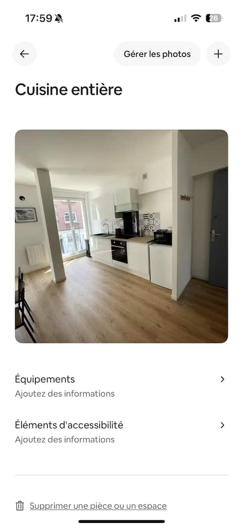 Top Airbnb: Valenciennes: superb apartment in the hyper center à Valenciennes