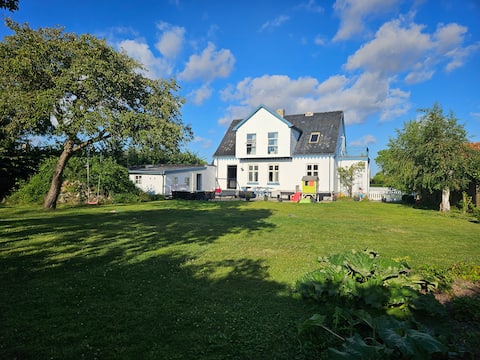 Beach vacation in villa with beautiful garden