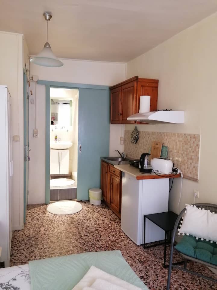 Natalie Bright Studio+ Private Balcony Upper Floor - Chania