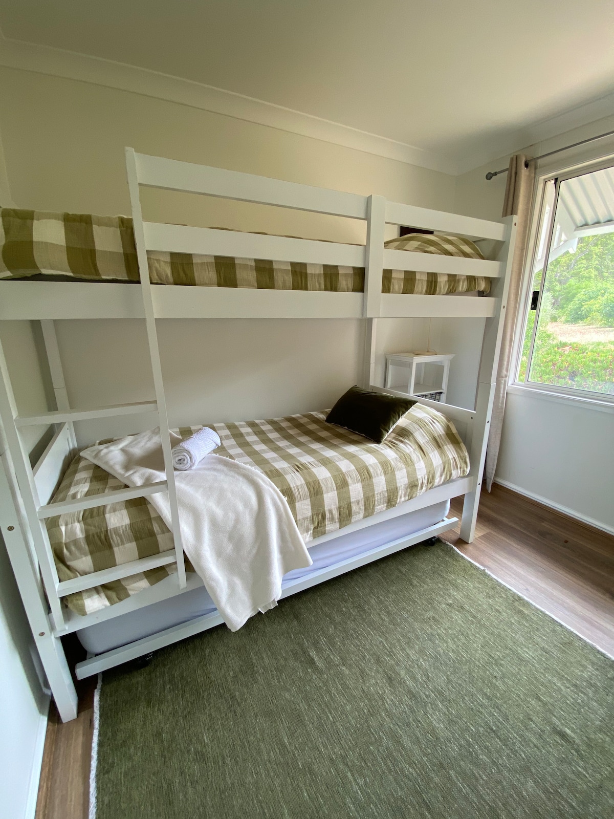 Bunk bed with pullout trundle