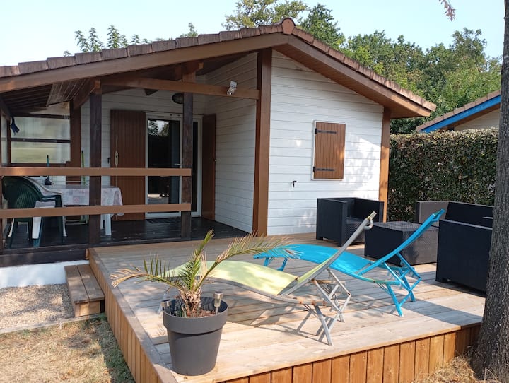 Chalet Au Coeur  Bassin D Arcachon Accès Capfun - Lanton