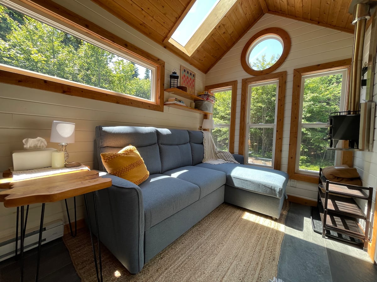 Living room and windows