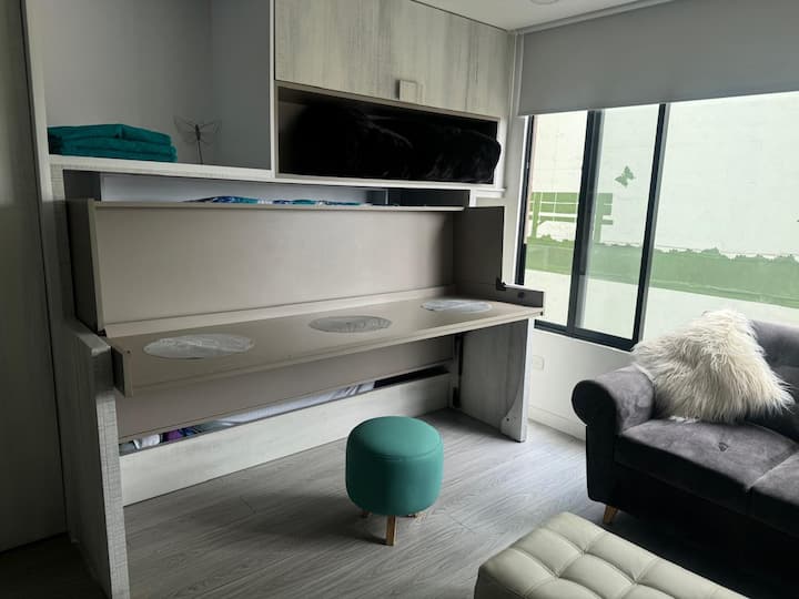 Hermoso Apartaestudio Cerca Movistararena &Zonag - Bogotá