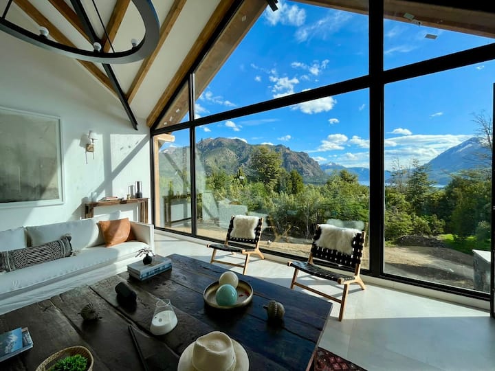Arelauquen With Stunning Views, Close To Catedral - Chile