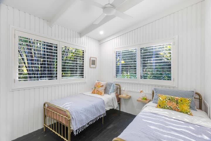 Fun and functional twin room perfect for family stays