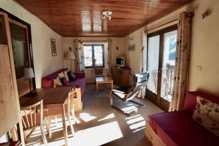 Ancolie Aux Soldanelles à St Véran, Vues Et Soleil - Molines-en-Queyras
