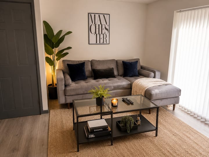 Ville à 10 Min à Pied | Parking | 3 Lits | (1 Personne) - Manchester