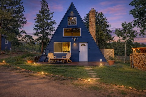 Remodeled AFrame Cabin | Hot Tub & Mountain Views