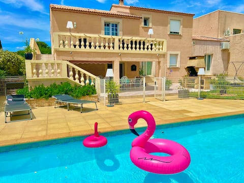 Lovely villa with a pool and unique amenities