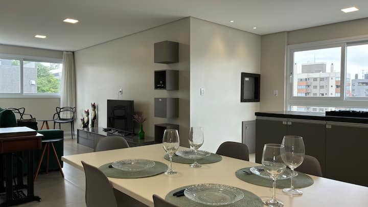 2 Quartos/1 Suíte 300m Via Gastronômica - Bento Gonçalves