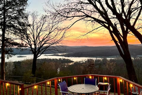 Sunset Oasis at Pettit Bay Mountain near Tahlequah