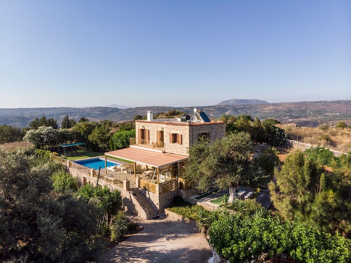 Villa Gianna - Villa De Vacances Avec Piscine Priv - Crete