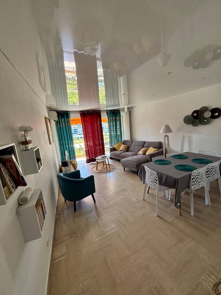 Appartement F3 75 M2 Cannes Marina Climatisé Wifi - Mandelieu-la-Napoule