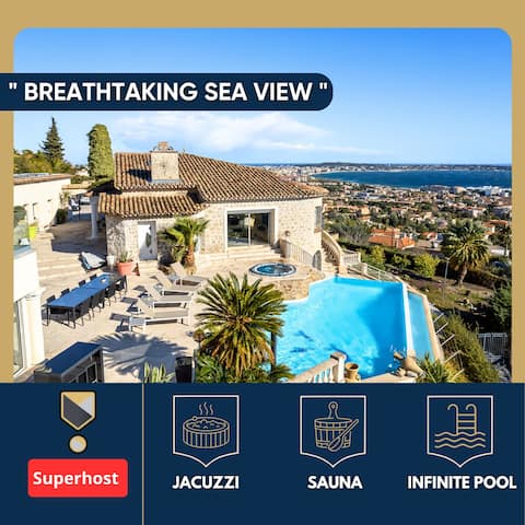 Villa Bastide Sea view / Hot Tub / Near Croisette