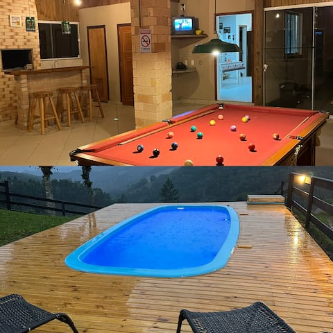 Tabuleiro overlook chalet with pool