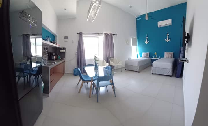 Nautica Apartment, Four Guests And Shared Pool - Isla Mujeres