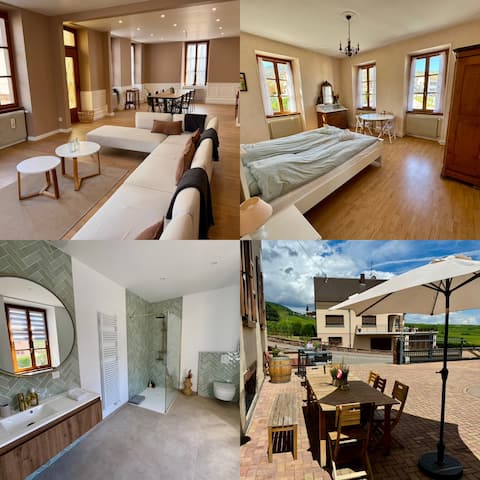 Beautiful guesthouse at winery, vineyard view
