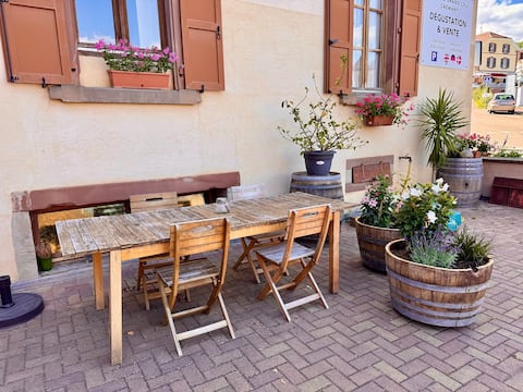 Beautiful guesthouse at winery, vineyard view