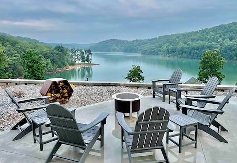 Modern Lake Cottage-6Bed/5.5Bath-Norris Lake-Views