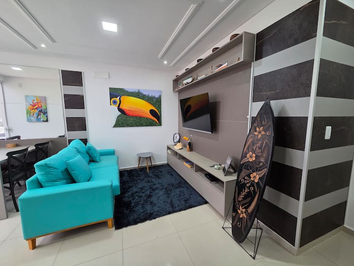 Comfy And Fully-fitted Condo 10 Min From The Beach - Florianópolis