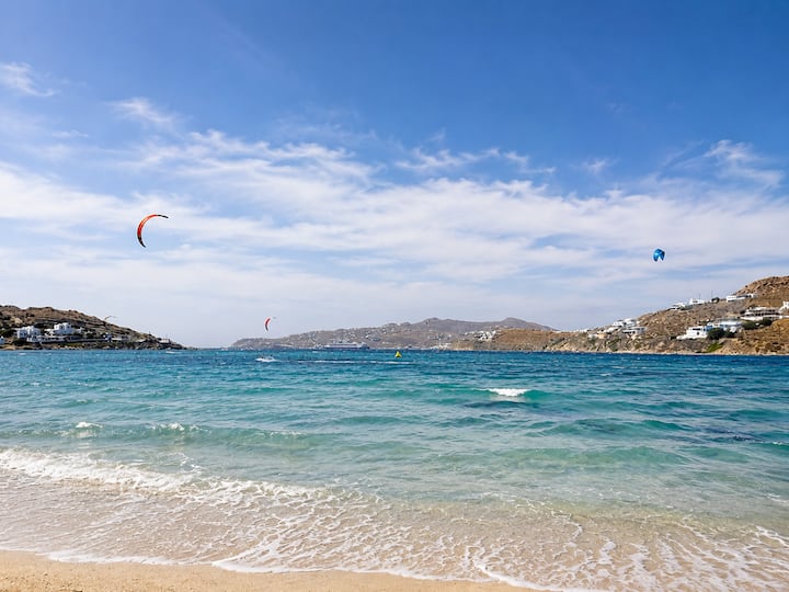 1 -Bedroom Apartment In Ornos - Walk To The Beach - Mykonos