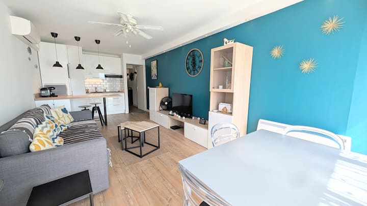 Appartement Climatisé, Centre Ville, Parking Privé - La Grande-Motte