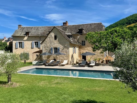 Renovated former tannery with pool