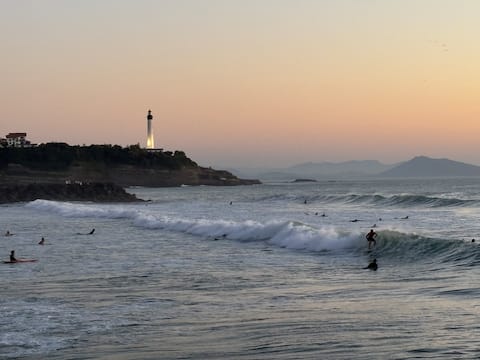 Successful Airbnb property: Studio + carpark, 800 meters from beaches & forest in Anglet