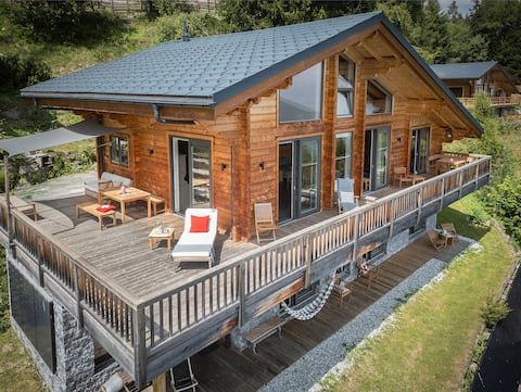 Chalet with Sauna & Views | 200m to Ski Lift & Spa