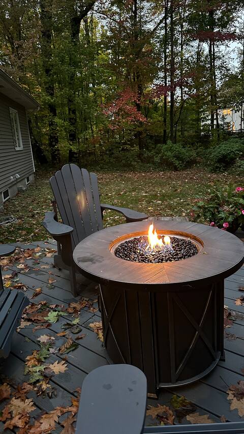 Game Room, Fireplace, Garage in Quiet Neighborhood
