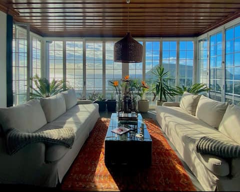 Stunning home w rare view, pool & sea access