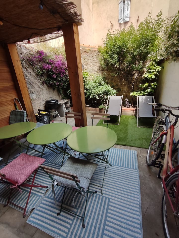 Maison Centre Village D'argelès Au Calme