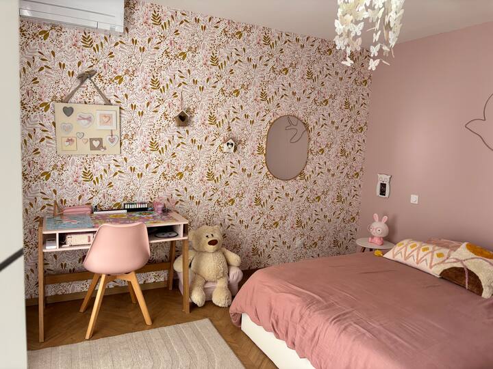 Chambre rose