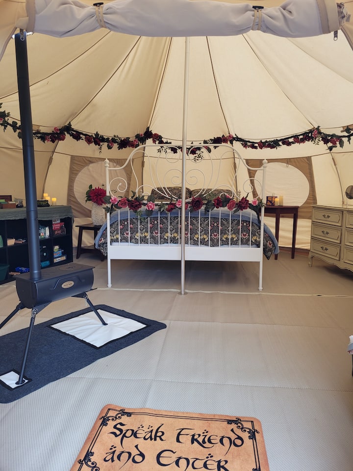Meadowbrae Farm Canvas Bell Tent - Kent, WA