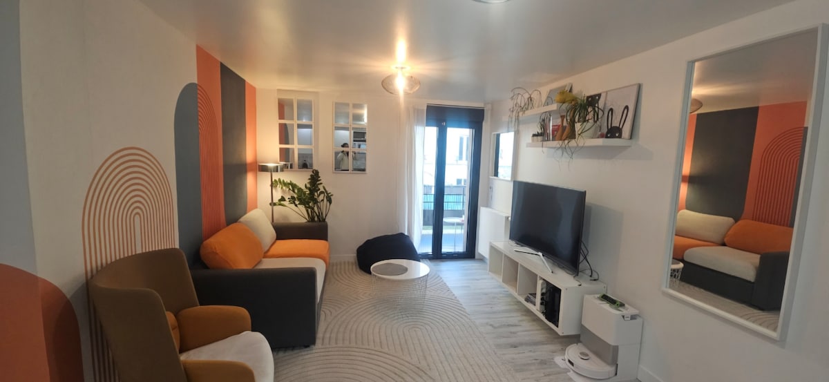Top Airbnb: New /Choisy-le-Roi/Paris/Orly/RER C/Parking free in Choisy Le Roi