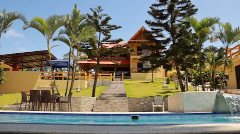 Campomar Olón: Jacuzzi, Pool and Sauna