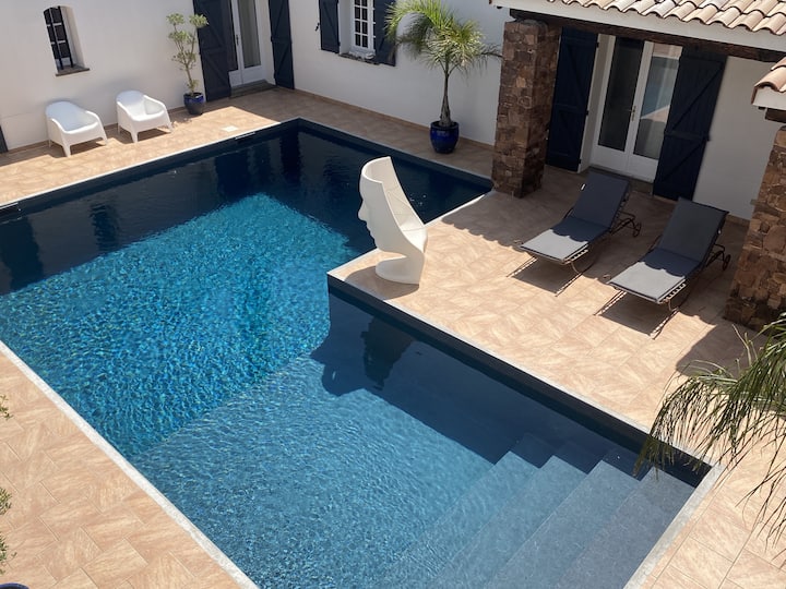 Appartement Avec Terrasse Et Accès Spa - Carqueiranne