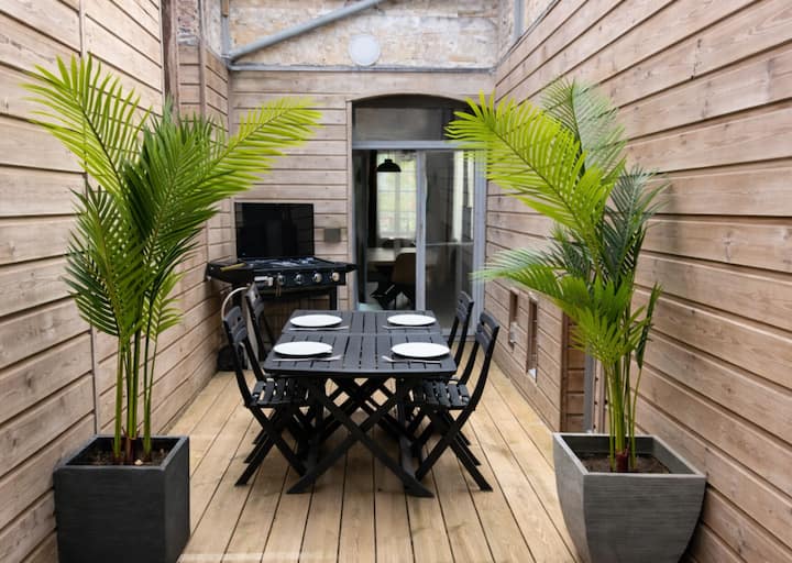 La Terrasse Victor Hugo -  Hypercentre, 8 Pers - Saint-Omer