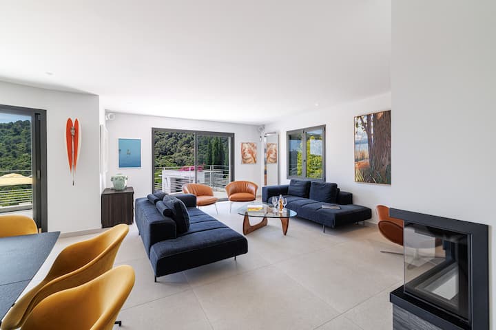 Luxurious 4-bedroom Villa, Pool, Ac & Great Views - Saint-Paul-de-Vence